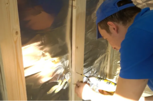 Instructions for insulating a steam room from the inside - 9