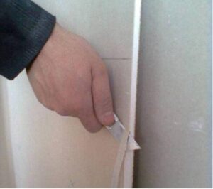 How to putty the corners of plasterboard walls