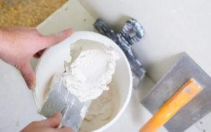 Plasterboard ceiling putty for painting