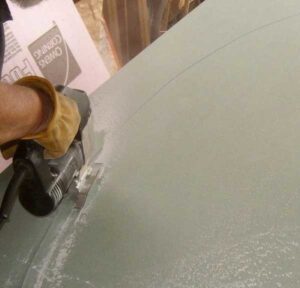 Arch made of wooden blocks 1