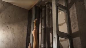 Box for heating pipes - step 8