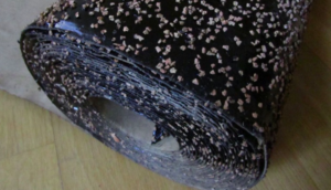 Bitumen and cork backing