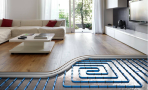 Adjusting the warm water floor