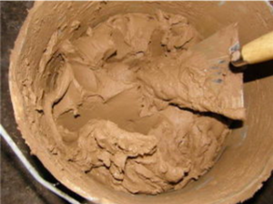 Combine clay with sand