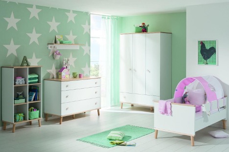 Nursery for a newborn girl