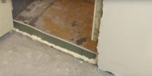 Self-leveling floor - step 1