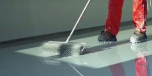 Self-leveling floor - step 5