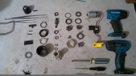 How to disassemble a screwdriver chuck