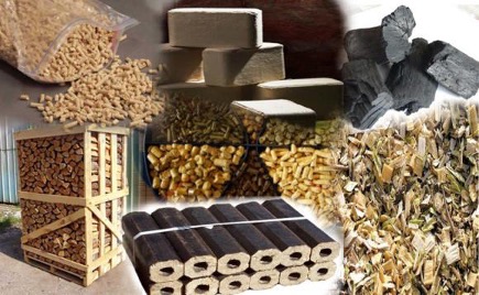 Pellets, coal, briquettes or firewood
