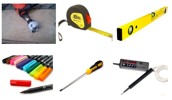 Installing sockets in drywall