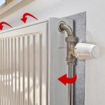 How to cover the wall behind the battery