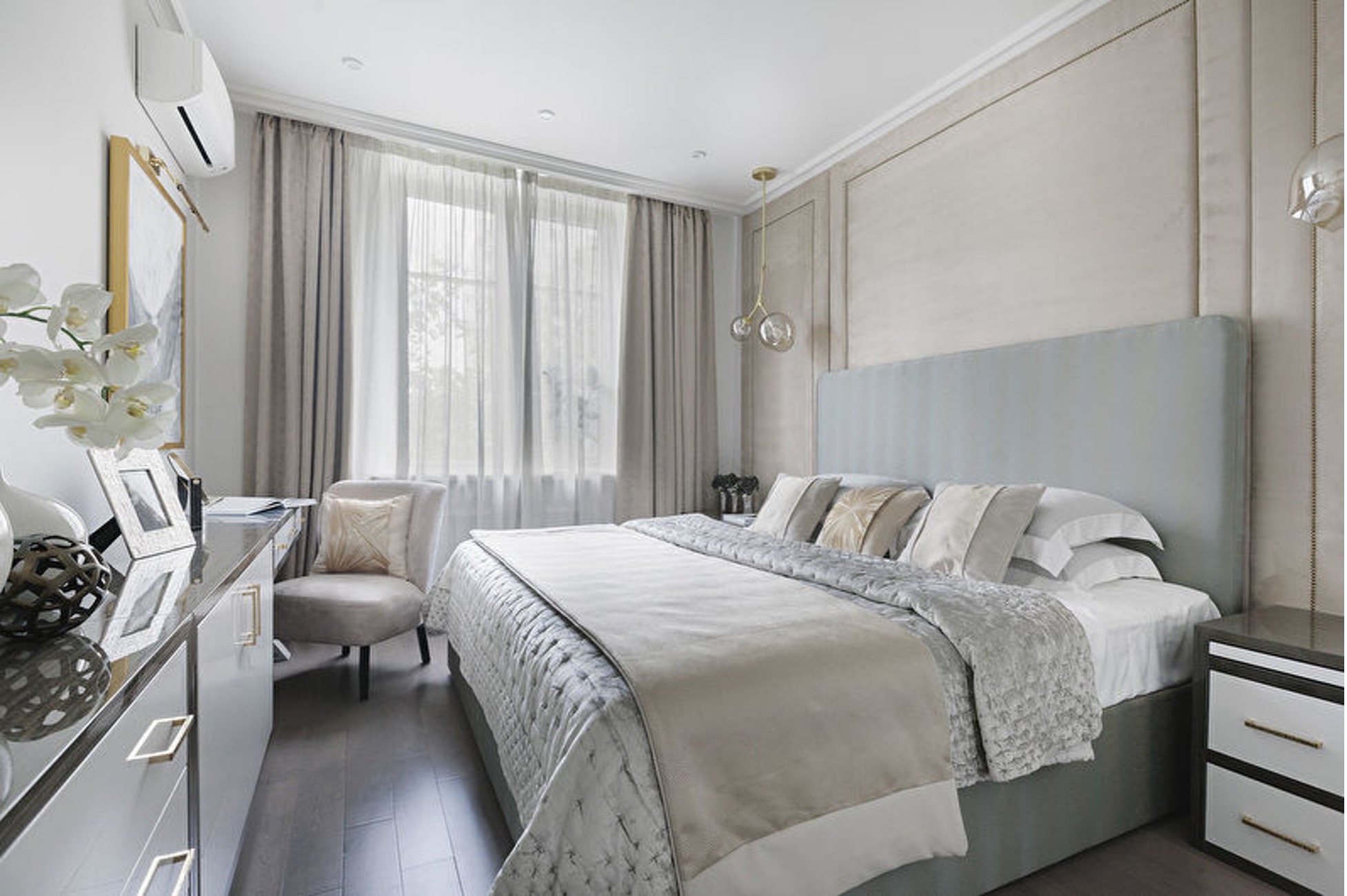 Design of a small bedroom 10 sq m