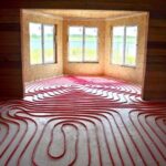 Warm floor in a vulture house