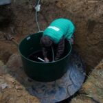 Topas septic tank smells