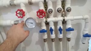 DIY comb for heated floors