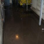 Basement treatment after sewer flooding