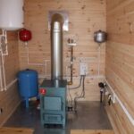 Heating a frame house