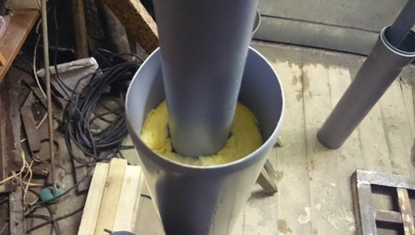 Ventilation from sewer pipes