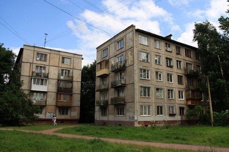 Batteries in the walls of a panel house