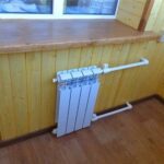 Battery on the balcony