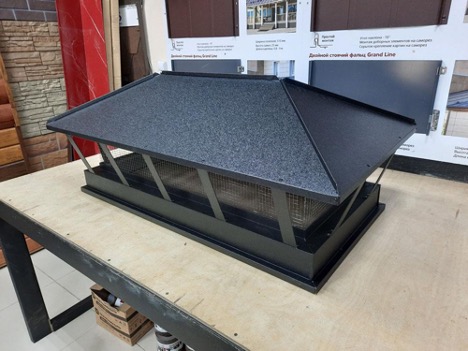 Smoker on the chimney pipe