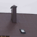 What is the name of the pipe on the roof of a house?