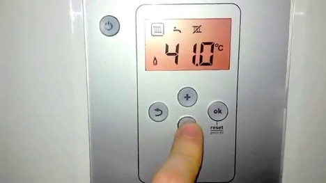 Starting a Bosch boiler