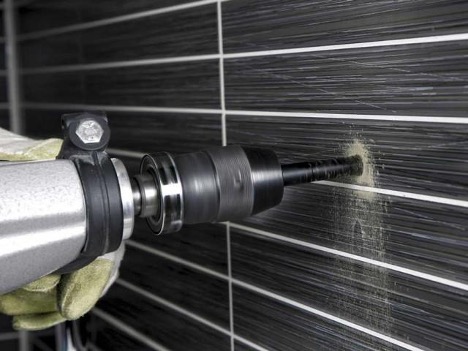 How to properly drill tiles with a hammer drill