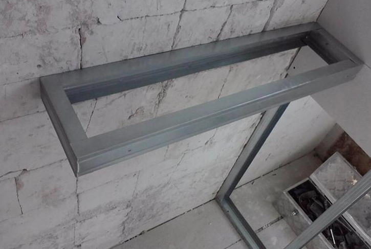 Plasterboard shelves